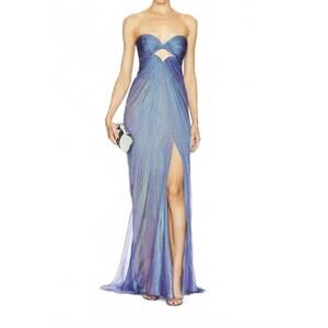 NEW MARIA LUCIA HOHAN quiana gown in lagoon
